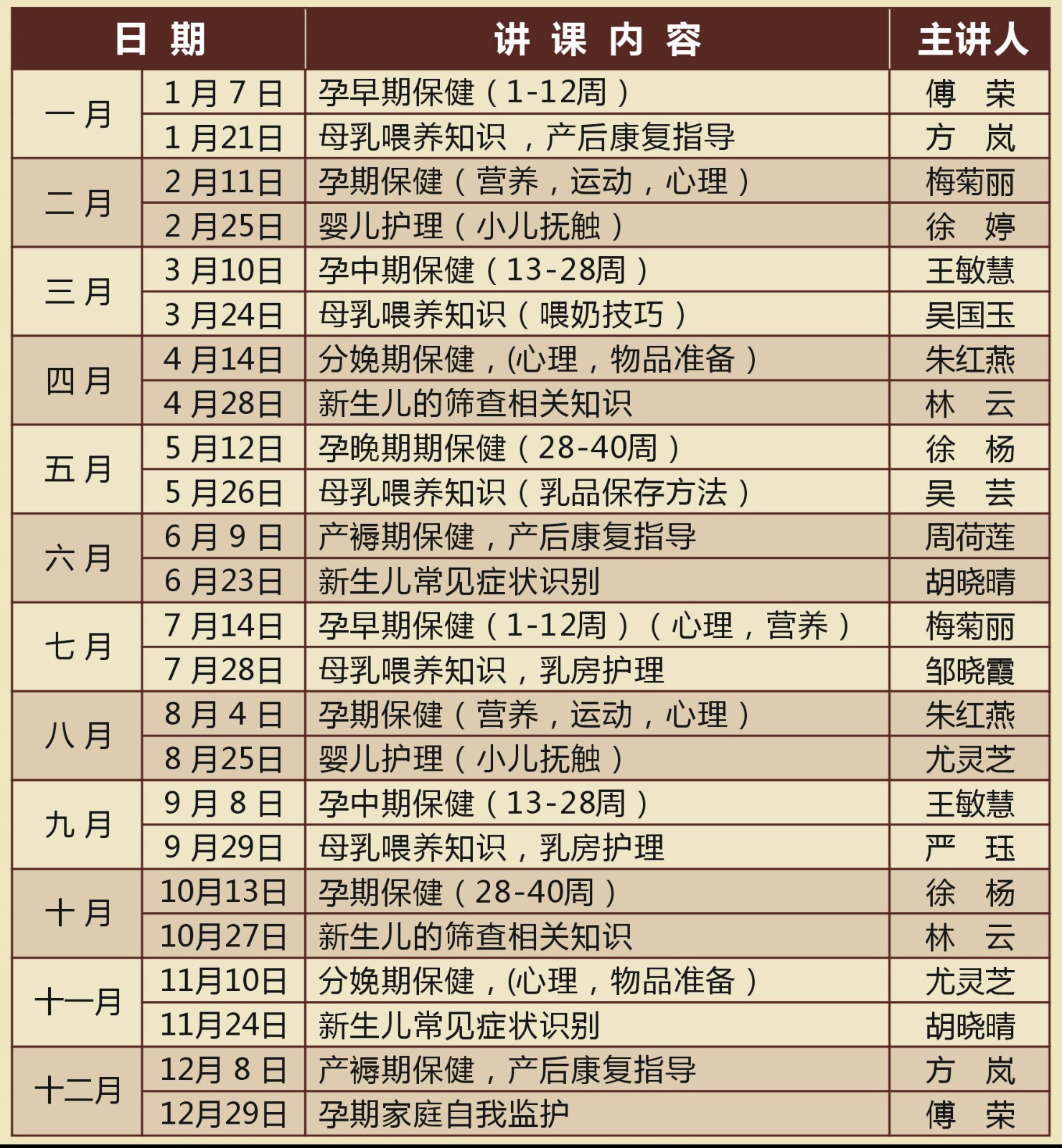 孕妇学校课程安排表(大,教室内).jpg 孕妇学校课程安排表(大,教室内).jpg